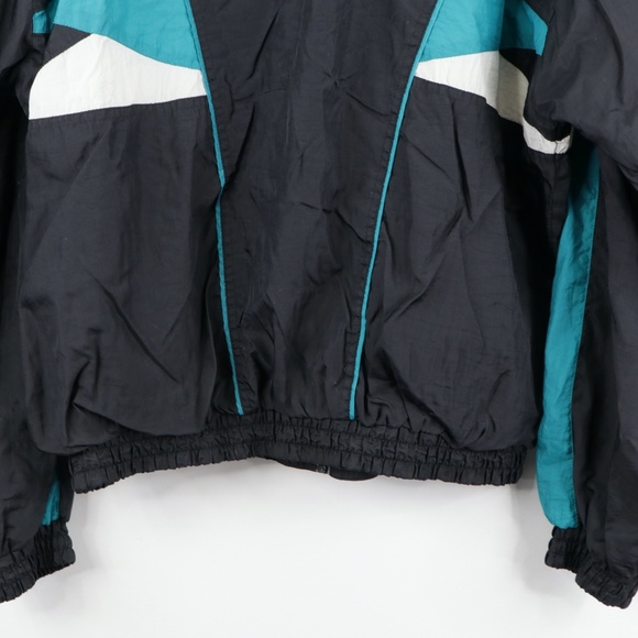 80s Macgregor Full Zip Windbreaker Jacket Black - Picture 8 of 8